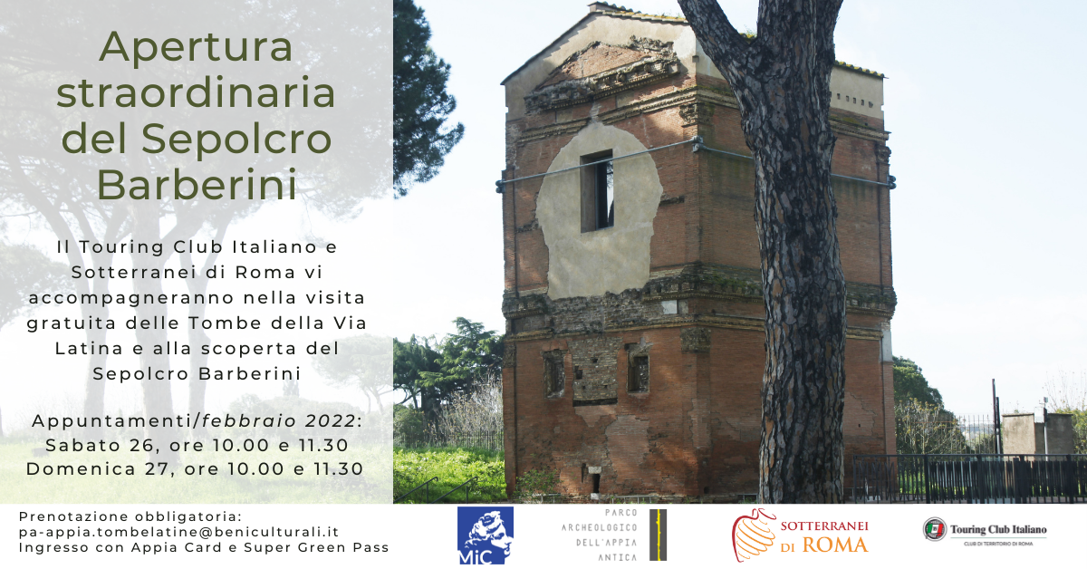 Parco Archeologico dell'Appia Antica. Parco delle Tombe  della Via Latina